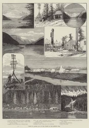 Ansichten in Alaska und an den Küsten des Beringmeers